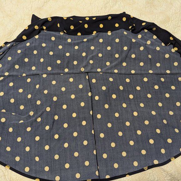 Jones & Co. Polkadot A-Line Dress Sz. 16 Blue - Picture 5 of 10
